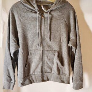 Life Rocks Gray Zip-Up Hoodie | Size Large